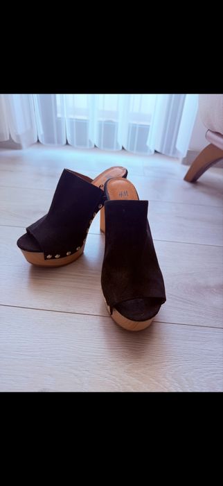 H&M чехли на висок ток