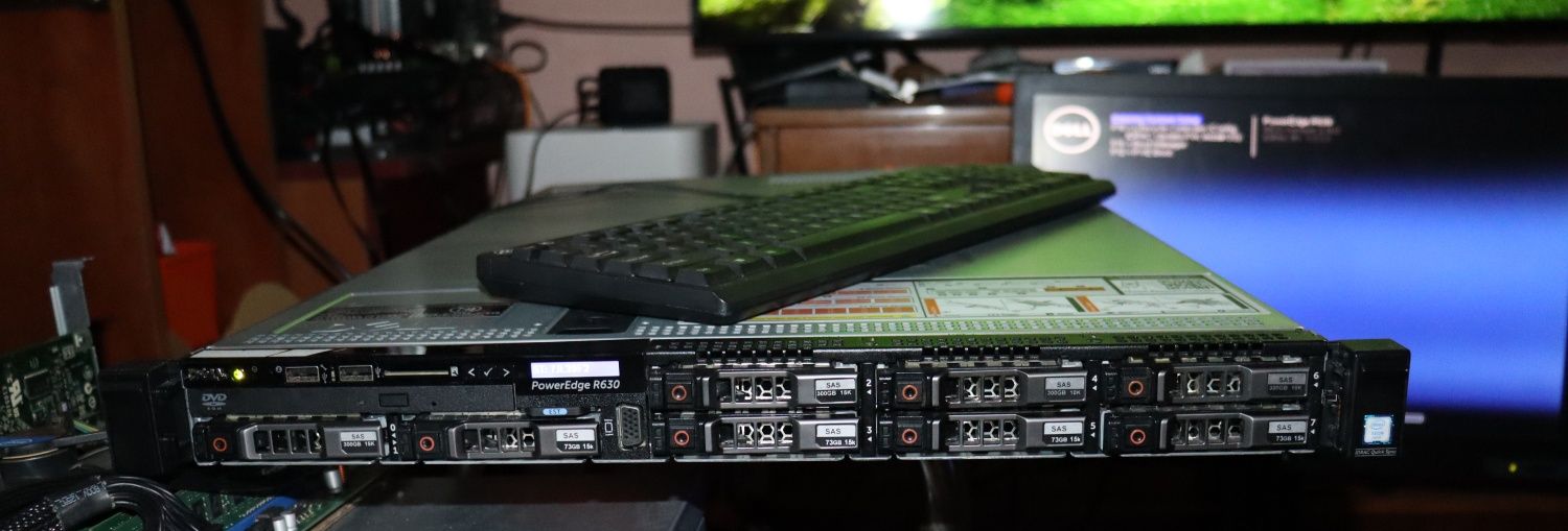 Server Dell PE R630 1U 24 Cores 2 x E5-2690 V3 64Gb 1500W