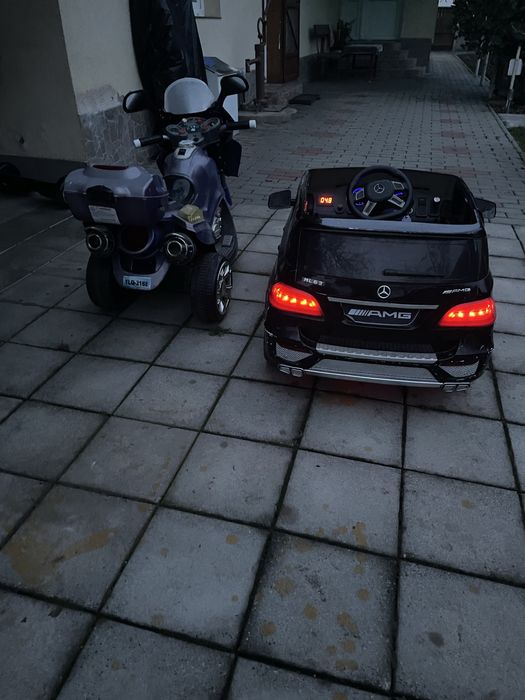 Motocicleta si masina electrica defecte