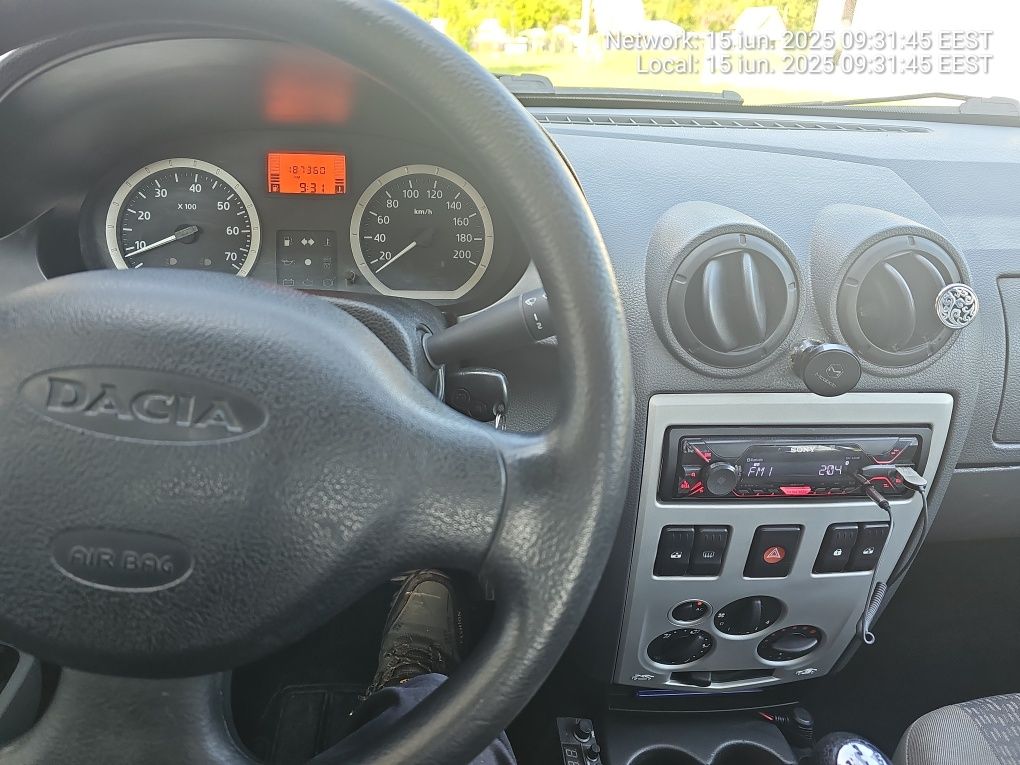 Dacia Logan 1.4 MPI 2007 - GPL - Aer condiționat - Revizii recente