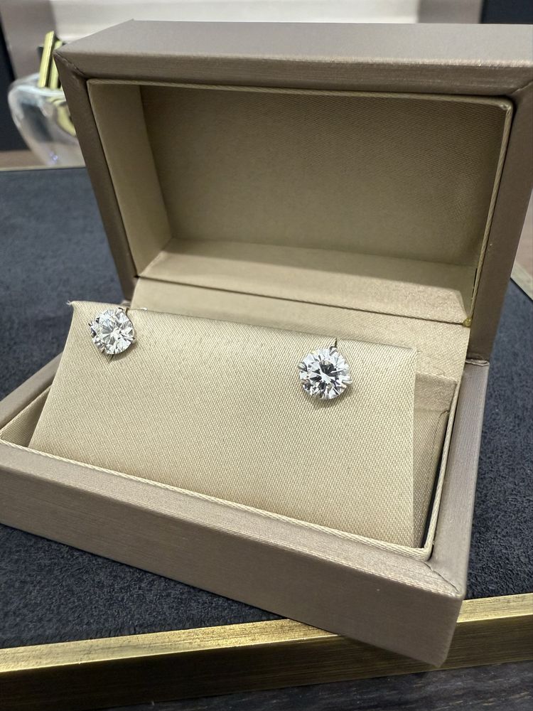 NEW Серьги с бриллиантами 2,21 ct.