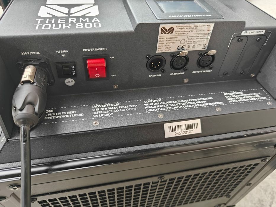 Masina de ceata / fum evenimentr Magmatic Therma Tour 800