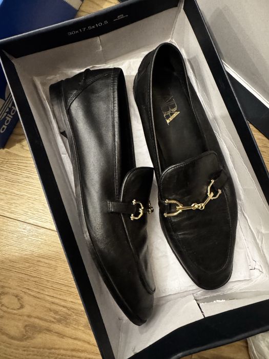 Кожаные лоферы ZARA