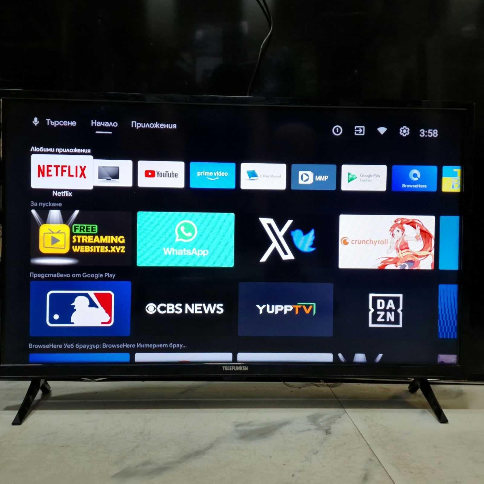 Телевизор TELEFUNKEN 32HA6002F Led Smart TV, Android, 32.0 "