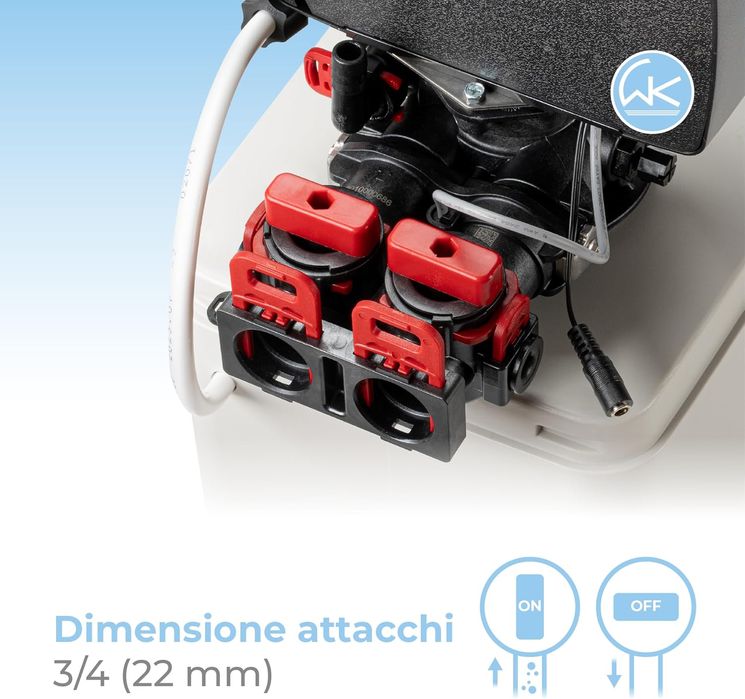 Dedurizator de apă albă WK Slim Octopus - Filtrare eficientă