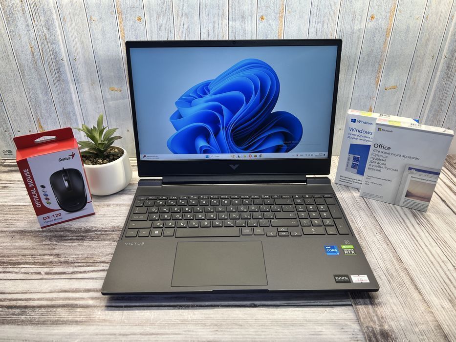 Ноутбук для игр HP Victus 15 | Core i5-12450H | 16GB | RTX3050 | 512GB