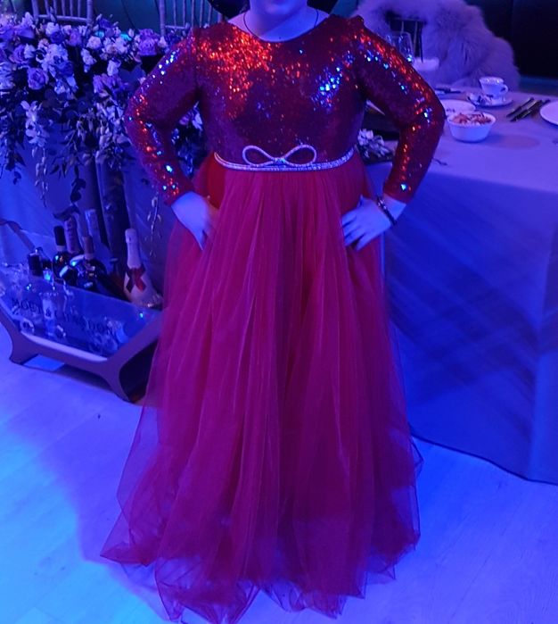 Rochie  fetițe rosie