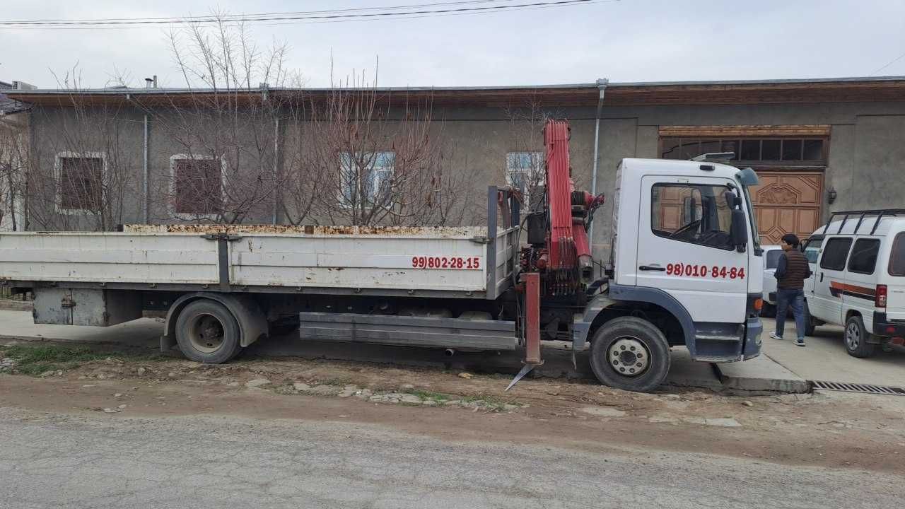 Кран Манипулятор. Услуги По перевозке грузов по Узбекистану.