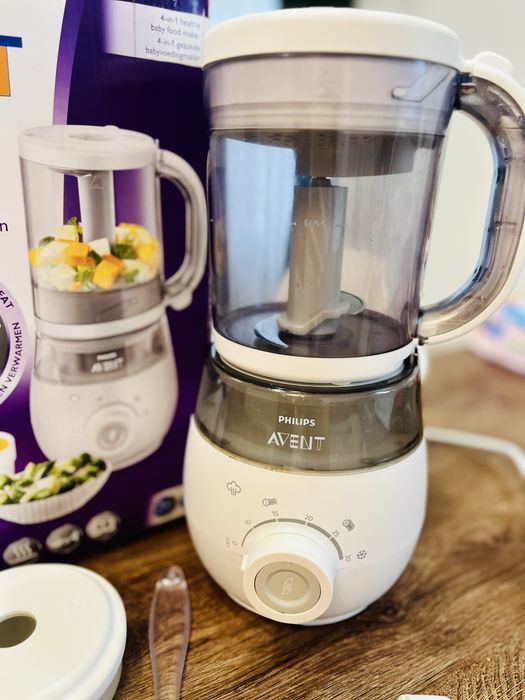 Philips Avent 4в1 Уред за готвене на пара за бебе захранване