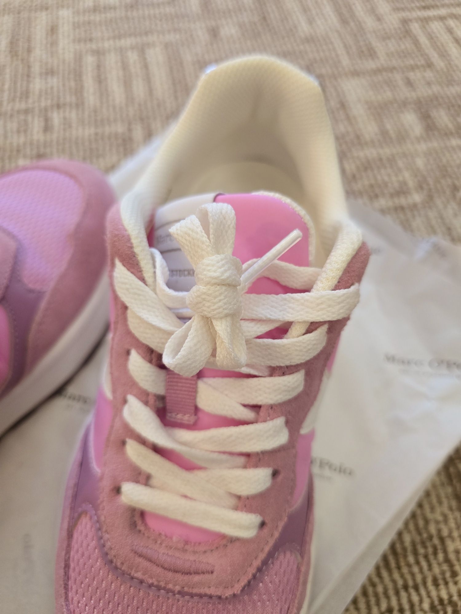 Pantofi sport Marc O'Polo cu insertii de piele intoarsa si plasa