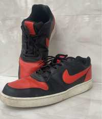 Nike court borough low 2 червено с черно