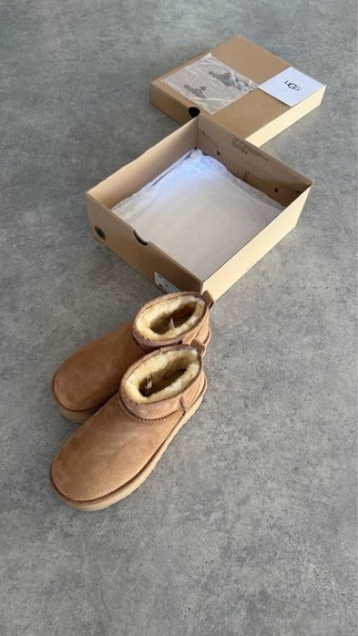 UGG Ultra Mini Platform Chestnut