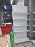 Полки металлические островные стелажи ветрины торговые для магазина