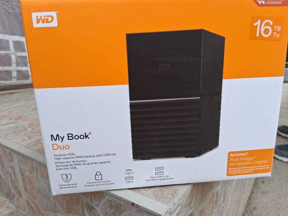 Hard Disk extern portabil Western Digital My Book 16TB Black nou,cutie