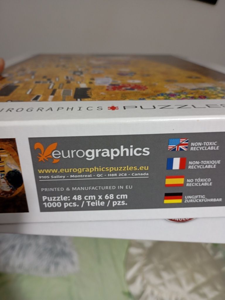 Пъзел Eurographics от 1000 части – Целувката, Густав Климт