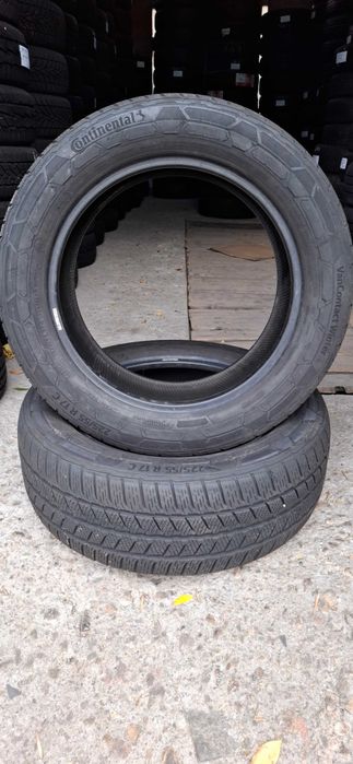 2бр. 225/55/17С  Continental 5.8mm грайфер, дот 19г. Безплатен монтаж