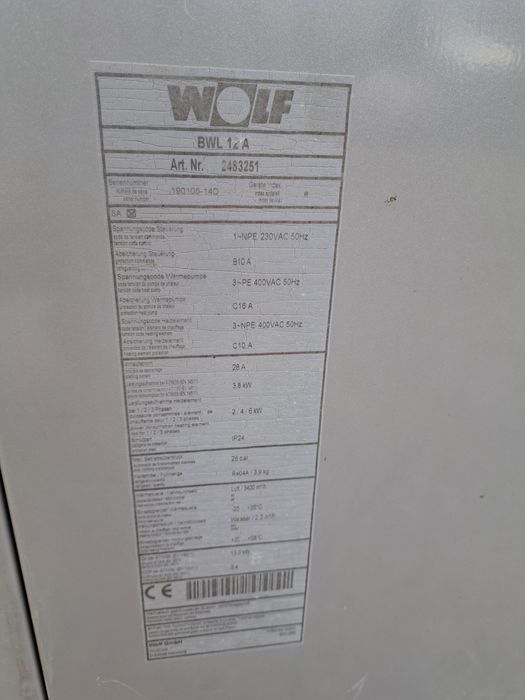 Pompavde căldură aer apa 13 kw