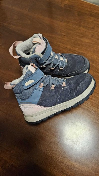 Ghete Piele Impermeabile iarna-zăpadă copii m.31 Quechua Dechathlon