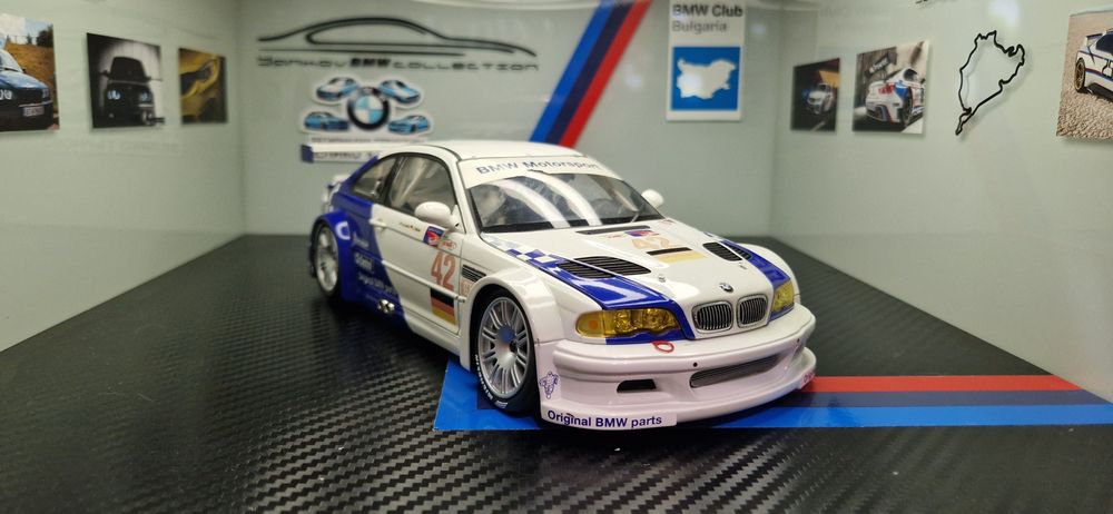 Мащабен модел BMW M3 E46 GTR