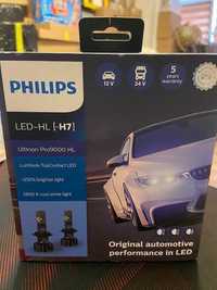Becuri Led Philips Ultinon Pro9000 HL 5800K Soclu H7 sau H4 | SIGILATE