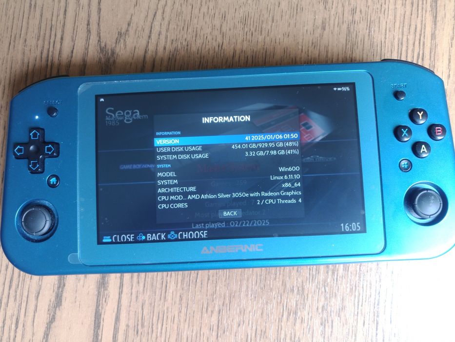 Consola games Anbernic Win600
