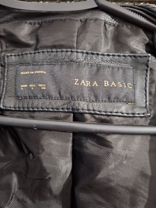 Geacă Zara piele naturală Fete L