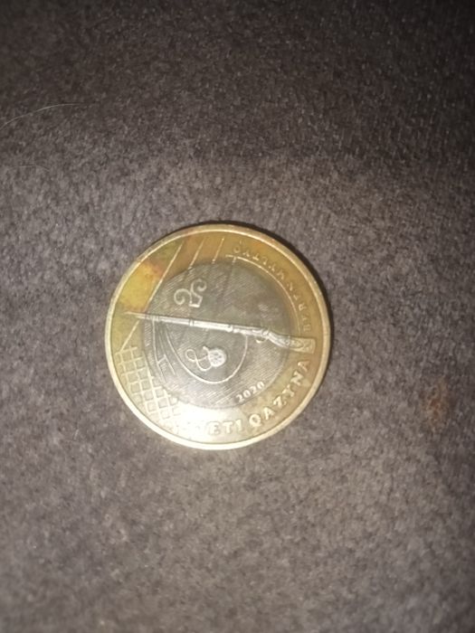 Монета 100тг Жетті қазан