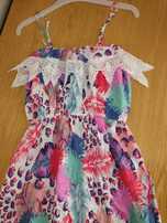 Rochie lunga multicoloră