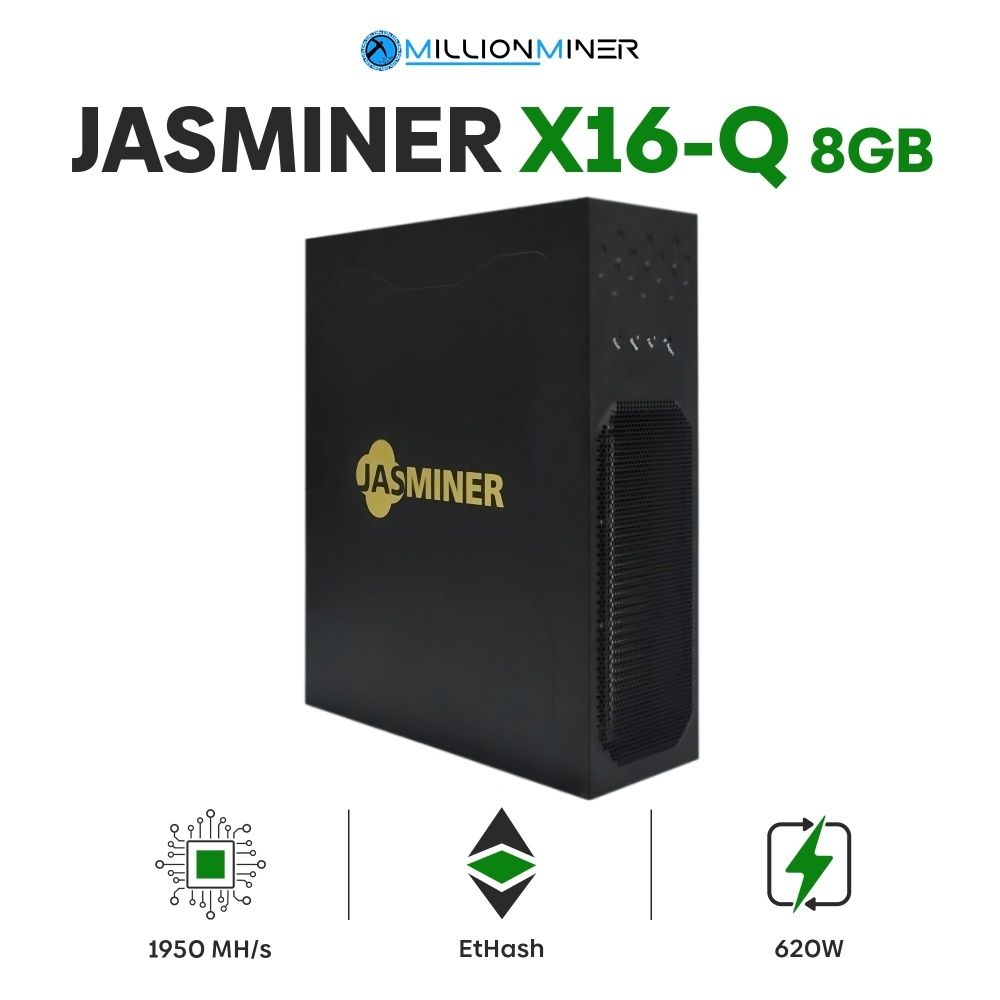 JASMINER X16-Q 1950M 8 гб в наличие 2шт.
