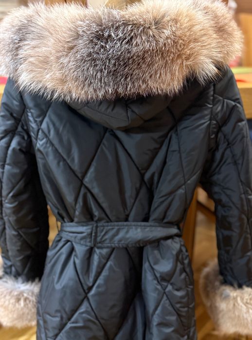 Зимно яке с естествен косъм