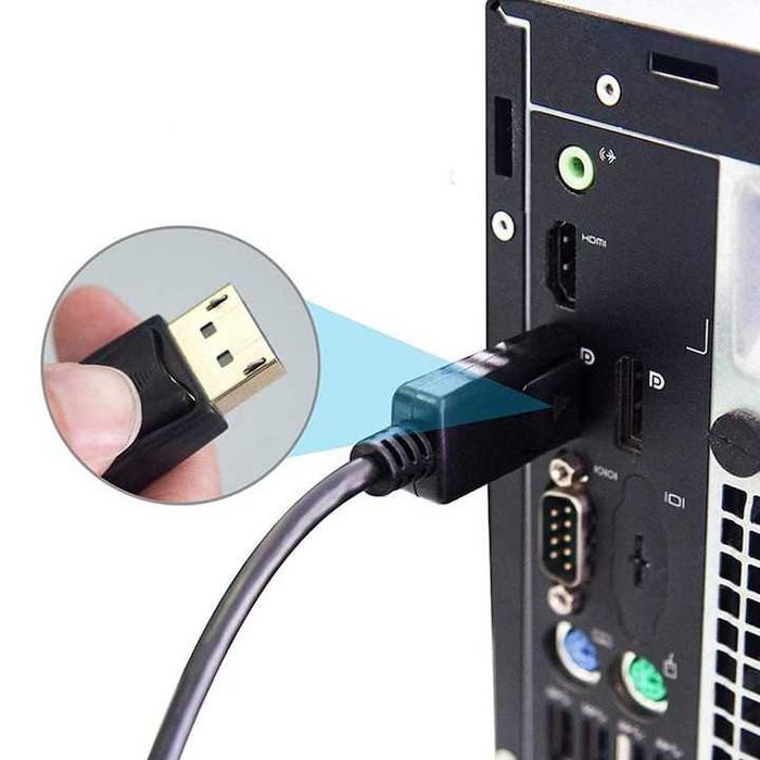 Adaptor Displayport la HDMI, fullHD, negru