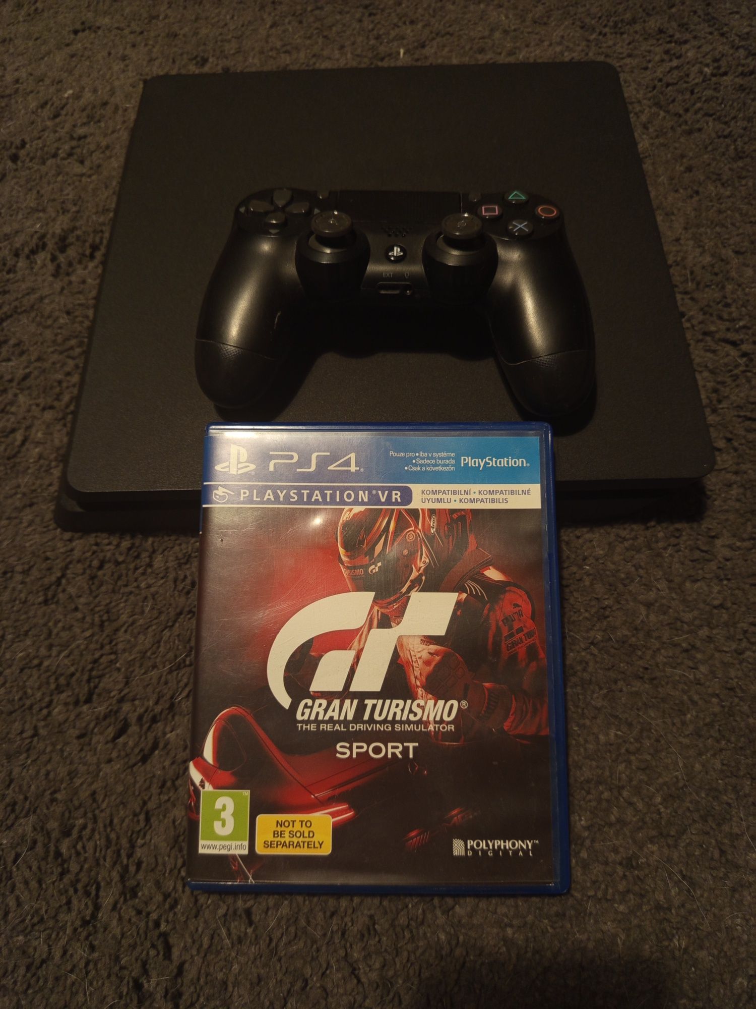 Ps4 slim + контролер + диск GT Gran Turismo