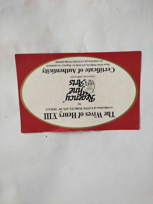 Порцеланова кукла Jane Seymour - The Queens of Henry VIII