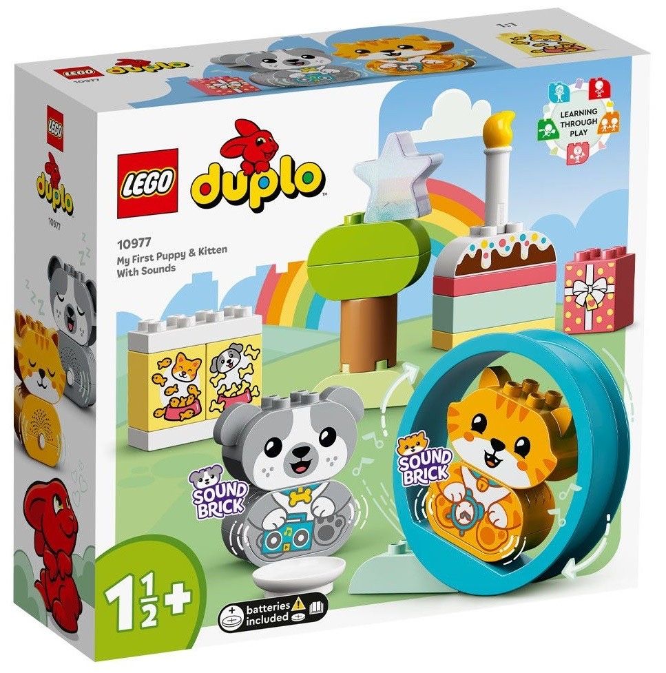 Моите първи кученце и котенце със звук Lego Duplo