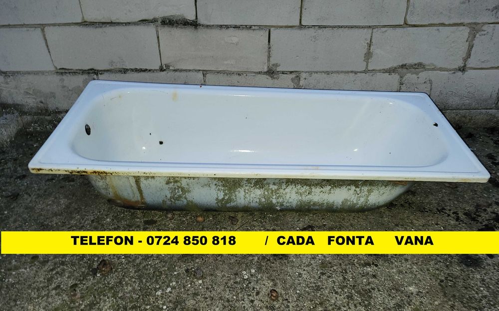 vana fonta cada veche Vintage - suporti originali de fier - Art Deco