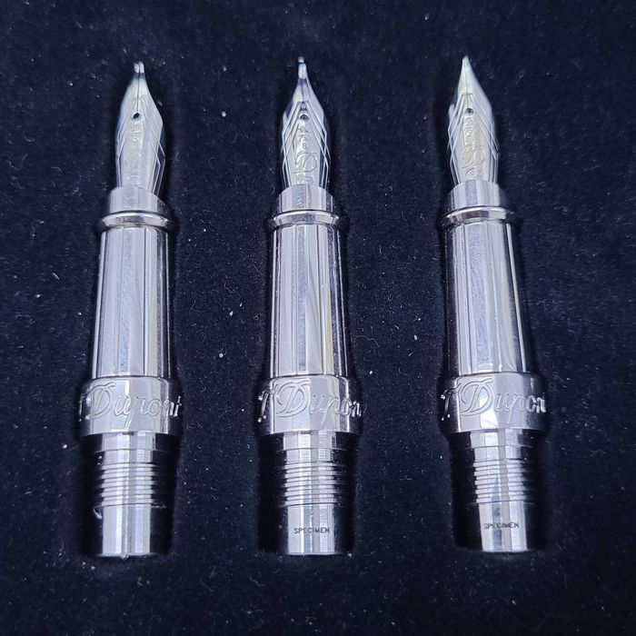 Set S.T. DUPONT OLYMPIO cu penita 18k, Specimen, ZEUS Amanet Militari