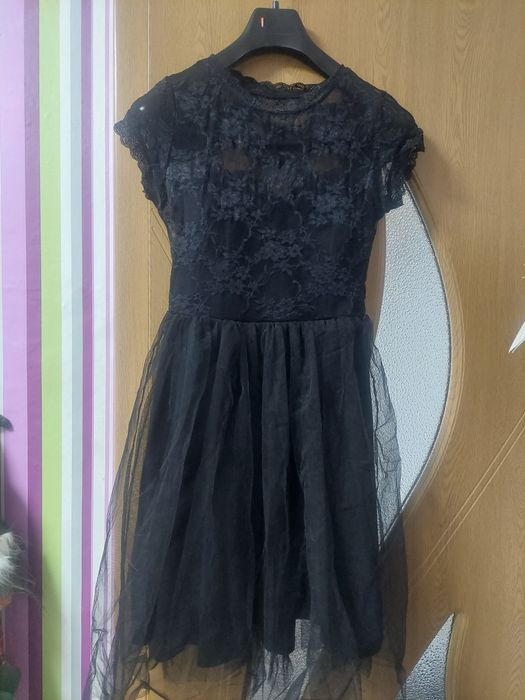 Дамска рокля с тюл