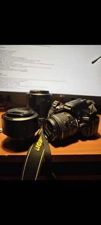 Nikon D5100 body+ 3 obiective
