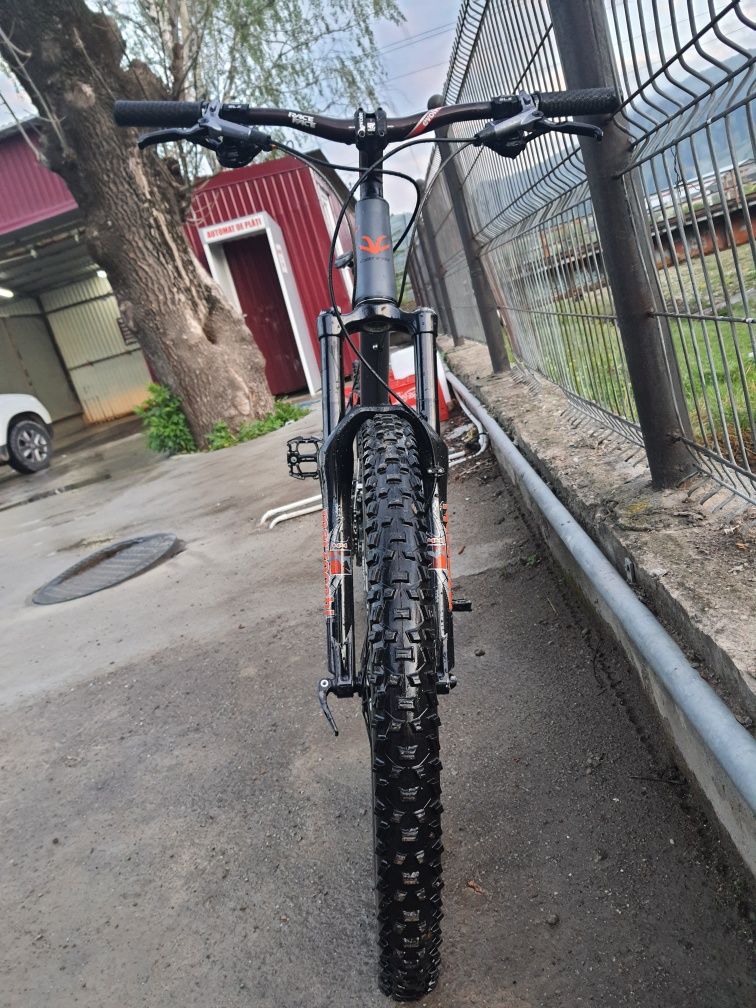 Bicicletă carver ful suspension