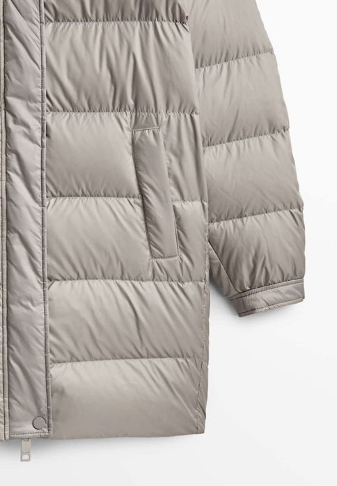 Geaca/Palton Massimo Dutti, cu puf
