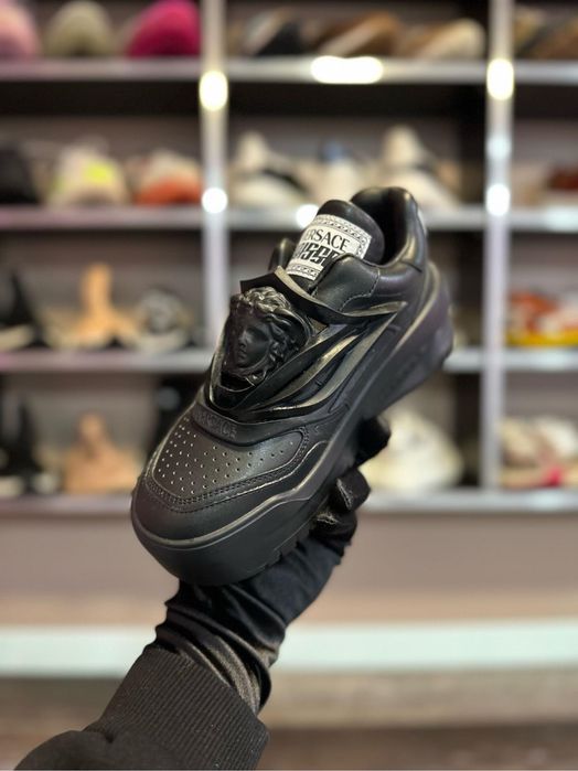 Adidasi Versace Odissea negru piele AAA 36-38