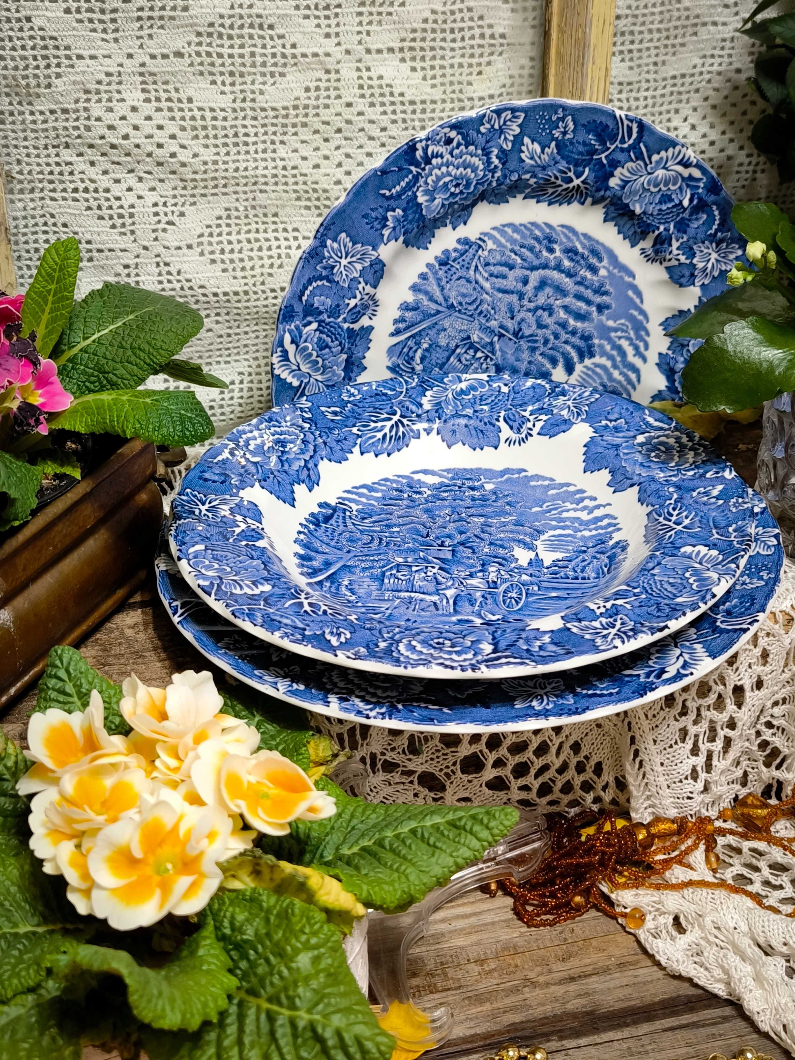 Английски порцеланов сервиз WOODS WARE "English Scenery"