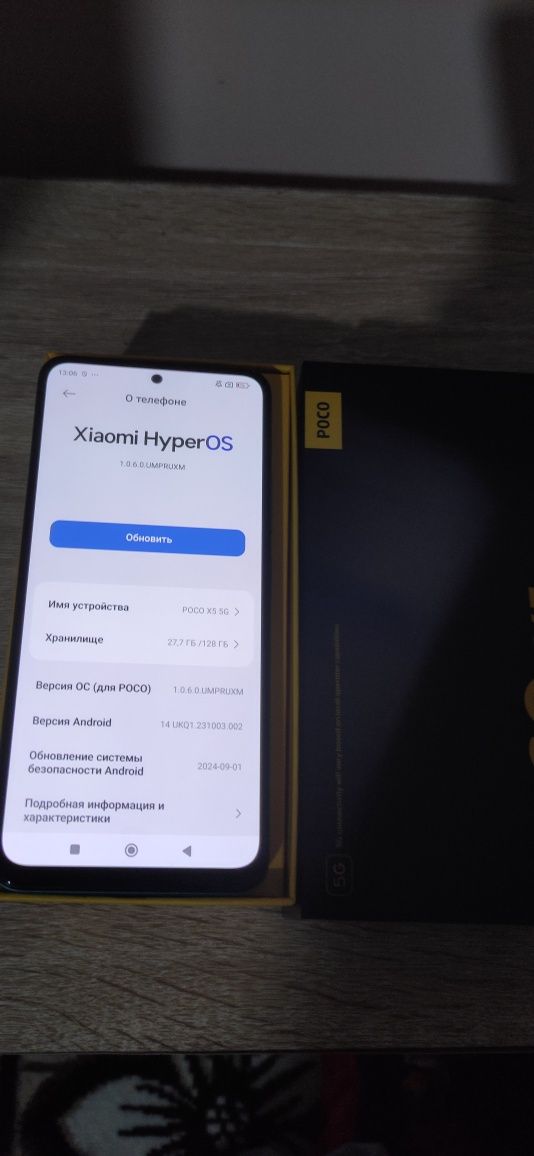 Xiaomi Poco x5. 5g. 8/128.