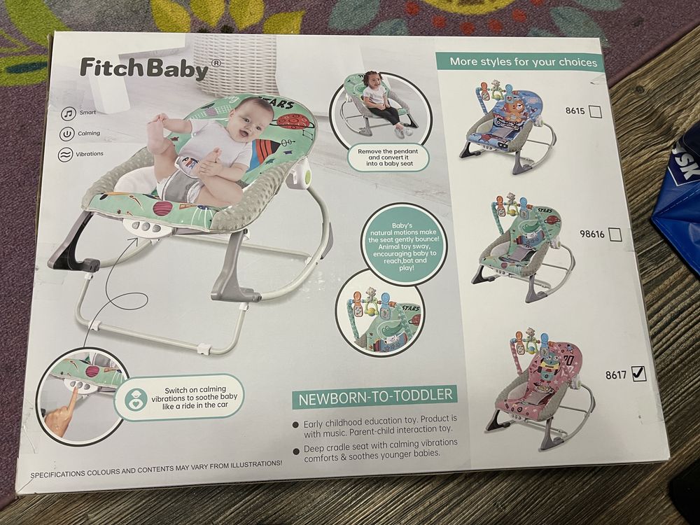 Бебешки шезлонг Fitch Baby до 18 кг