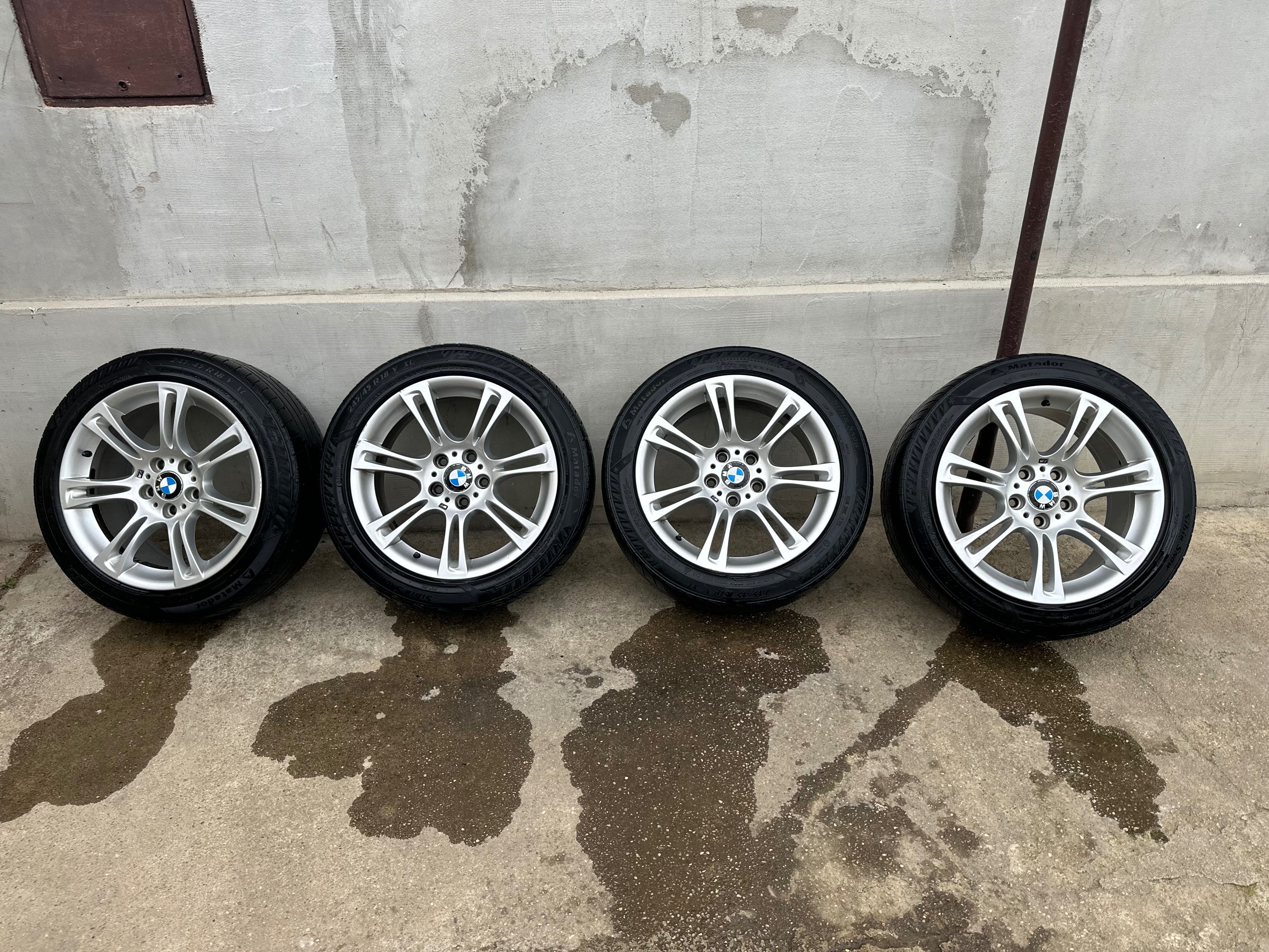 Jante BMW MPacket 18” 5x120, fara defect, anvelope incluse 245/45R18