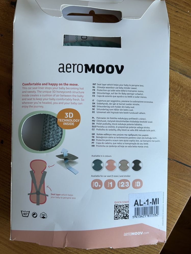 Подложка против изпотяване Aeromoov, група 1 за кола или количка