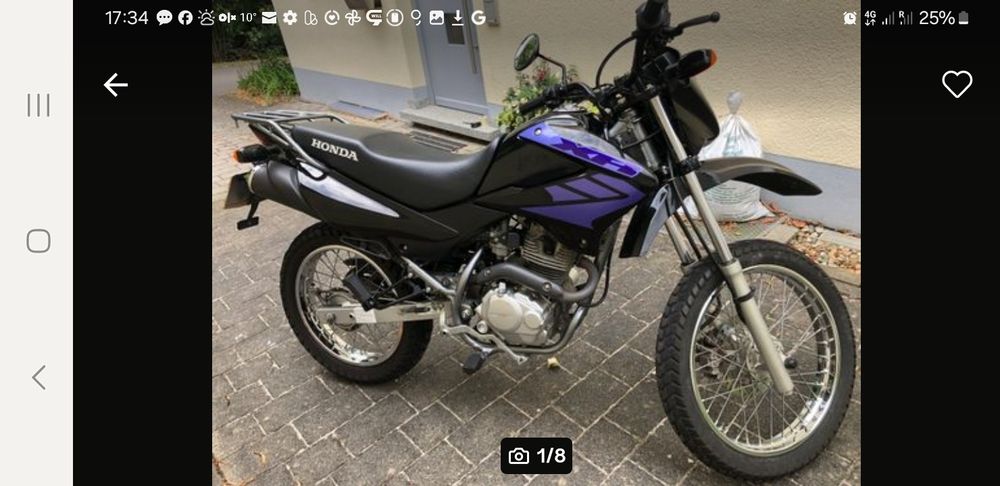 Vand Enduro  Honda XR 125 2004
