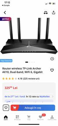 Router tp link archer ax10 wifi6
