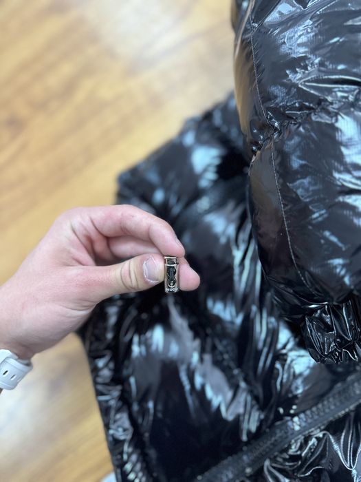 %DISCOUNT% Geaca Hugo Boss Neagra Lucioasa Premium Puf Unisex