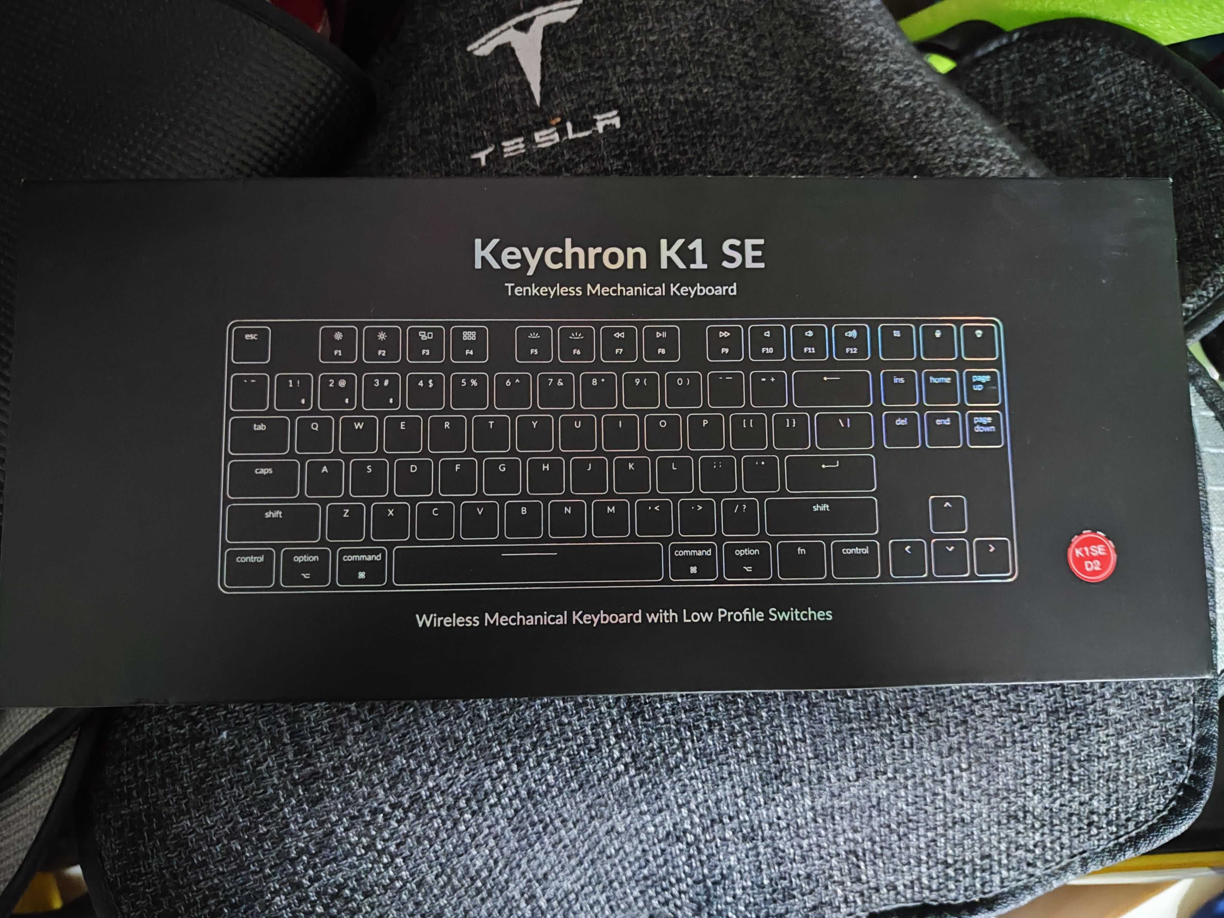 Безжична геймърска клавиатура Keychron K1 SE, Черен сив, Bluetooth